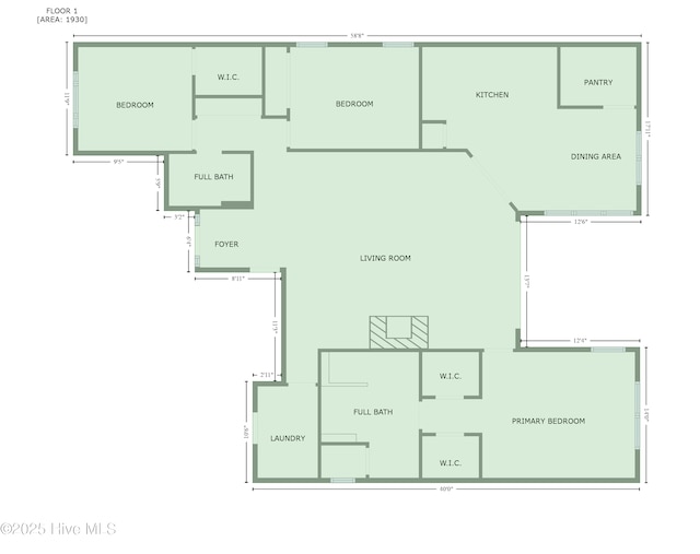 1434 Wagon Ct, Wilmington, NC 28412 - room layout