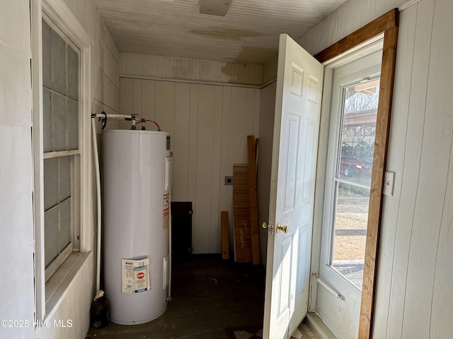 718 Beasley Rd, Roper, NC 27970 - utility room with electric water heater