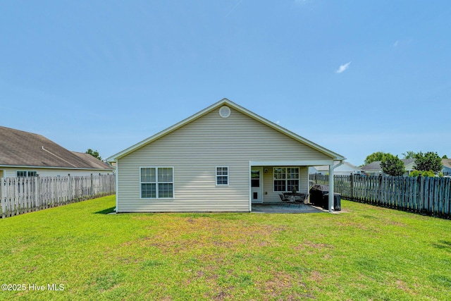 443 Foxfield Ct, Wilmington, NC 28411 - rear view of house with a patio area