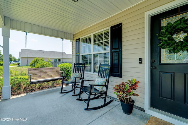 443 Foxfield Ct, Wilmington, NC 28411 - doorway to property featuring covered porch