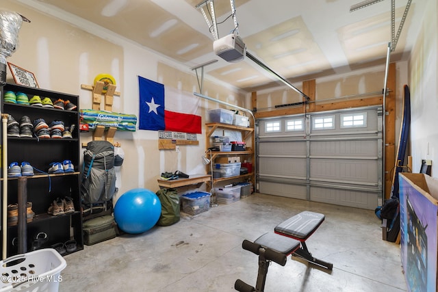 210 N Stingray Ln, Sneads Ferry, NC 28460 - garage featuring a garage door opener