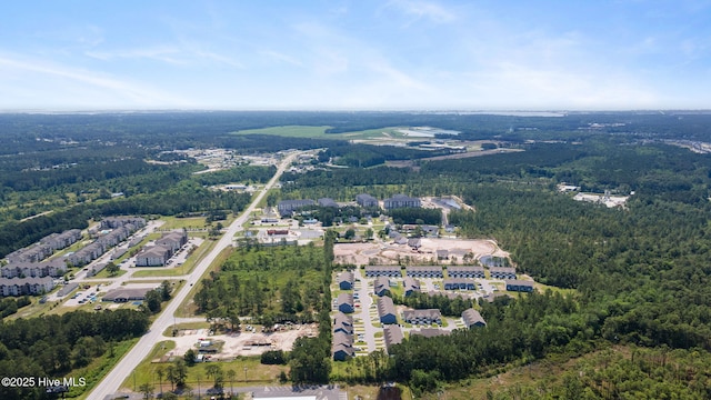 210 N Stingray Ln, Sneads Ferry, NC 28460 - aerial overview of property's location with a forest