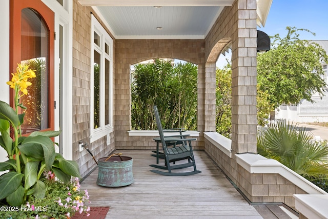 218 Row Boat Row, Bald Head Island, NC 28461 - view of porch
