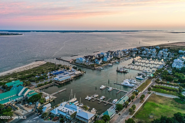 218 Row Boat Row, Bald Head Island, NC 28461 - aerial view of property's location with a nearby body of water