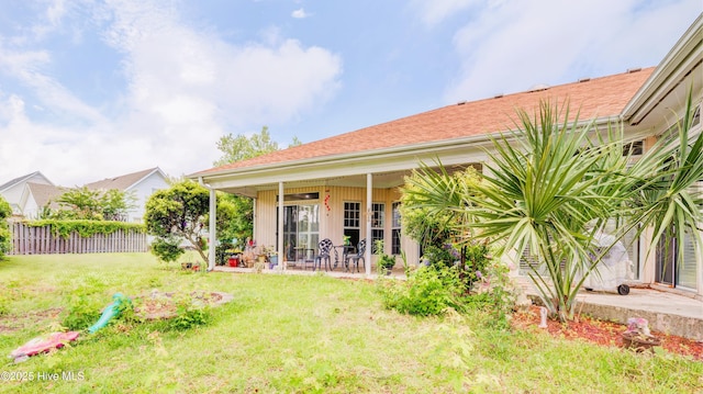7120 Orchard Trce, Wilmington, NC 28409 - rear view of house with a patio area
