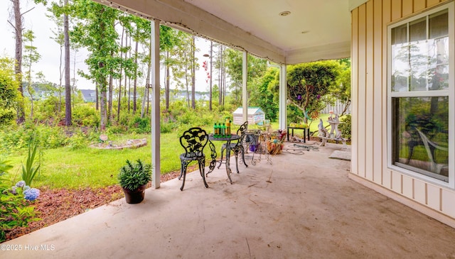 7120 Orchard Trce, Wilmington, NC 28409 - view of patio / terrace with an outdoor structure
