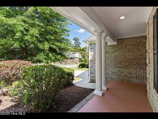 822 Lambrook Dr, Wilmington, NC 28411 - view of patio