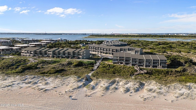 2106 E Fort Macon Rd Unit 310Tar, Atlantic Beach, NC 28512 - aerial view of property and surrounding area with a large body of water