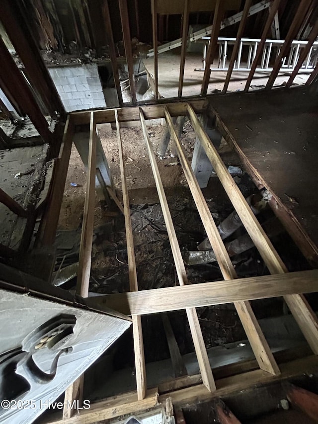 505 Washington St, Windsor, NC 27983 - view of unfinished attic