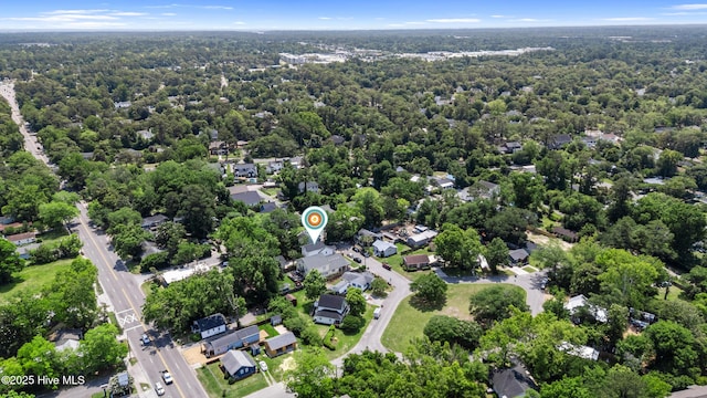 2415 Circle St, Wilmington, NC 28403 - aerial perspective of suburban area featuring a forest