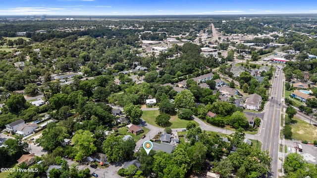 2415 Circle St, Wilmington, NC 28403 - aerial overview of property's location featuring nearby suburban area