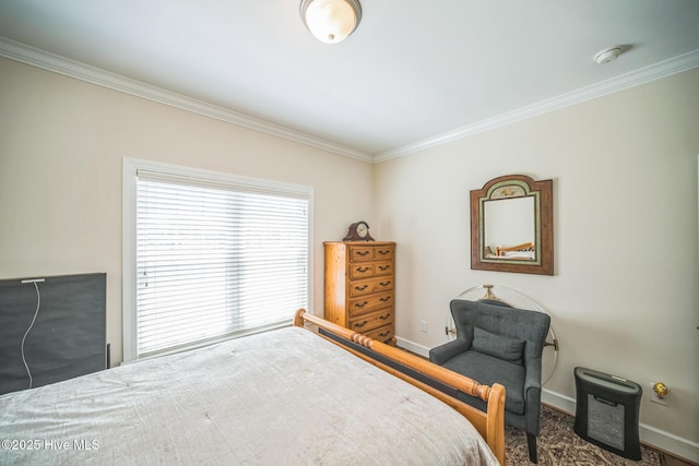 6428 Salem Ridge Dr, Grifton, NC 28530 - bedroom with crown molding and baseboards