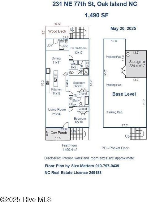 231 NE 77th St, Oak Island, NC 28465 - room layout