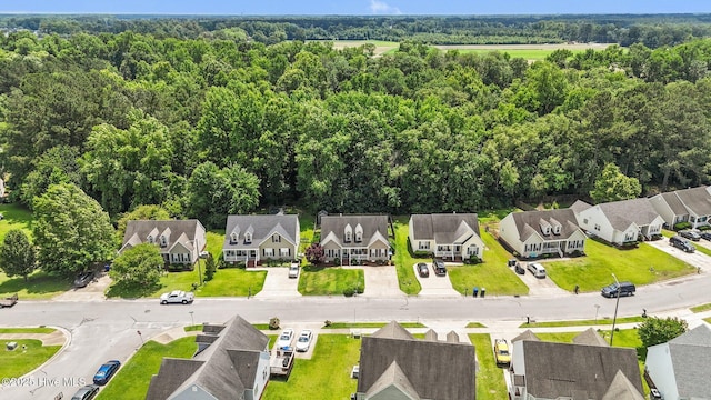 905 Sebring Dr, Winterville, NC 28590 - aerial perspective of suburban area featuring a forest