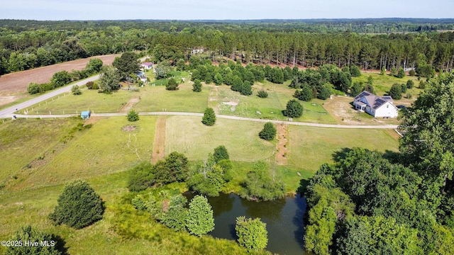 126 Vick Ave, Carthage, NC 28327 - bird's eye view of a heavily wooded area and a nearby body of water