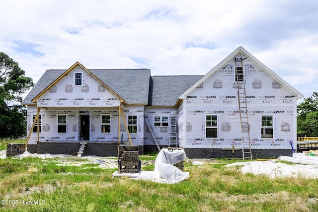 116 Whitford Ln, New Bern, NC 28562 - property under construction with roof with shingles