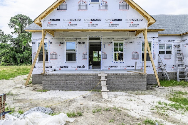 116 Whitford Ln, New Bern, NC 28562 - unfinished property with roof with shingles