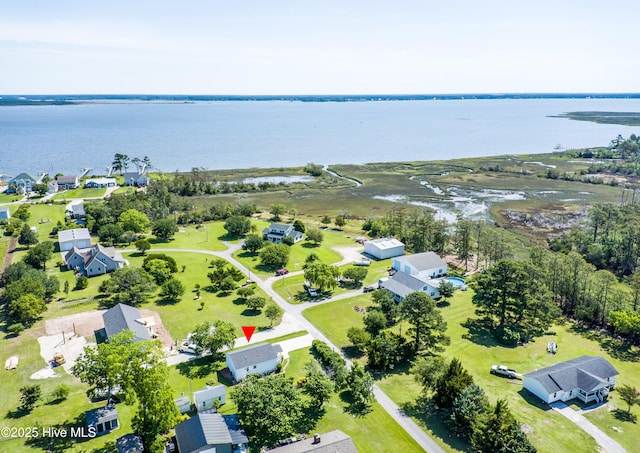 2003 Riverview Ln, Morehead City, NC 28557 - aerial view of property and surrounding area with a nearby body of water