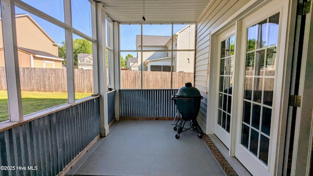 435 Lancaster Dr, Vass, NC 28394 - view of unfurnished sunroom