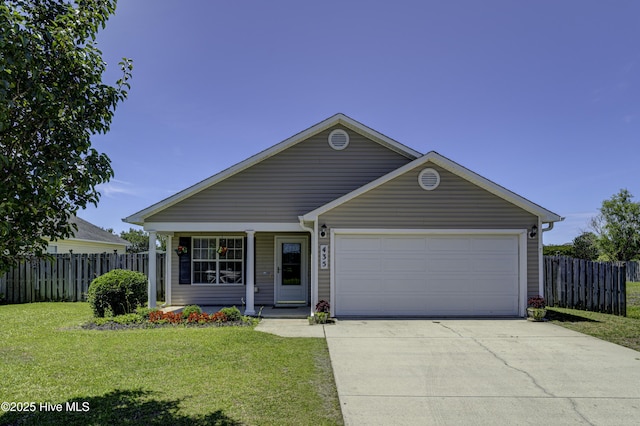 435 Foxfield Ct, Wilmington, NC 28411 - view of front of home featuring driveway and a garage