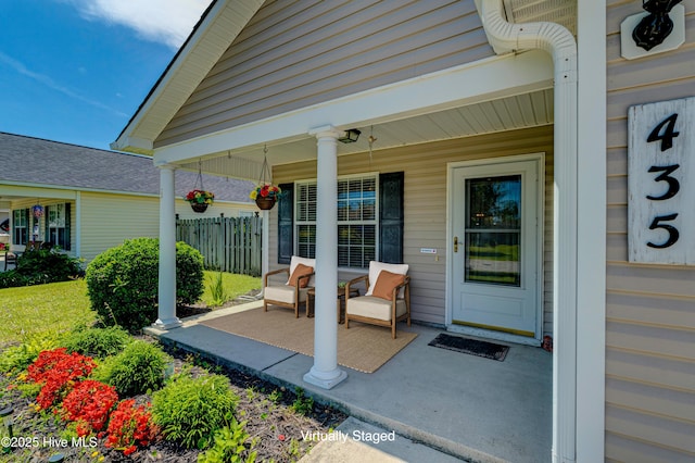 435 Foxfield Ct, Wilmington, NC 28411 - property entrance with a porch