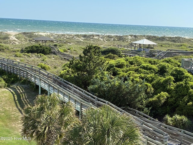 301 E Commerce Way Unit 350, Atlantic Beach, NC 28512 - water view with a gazebo