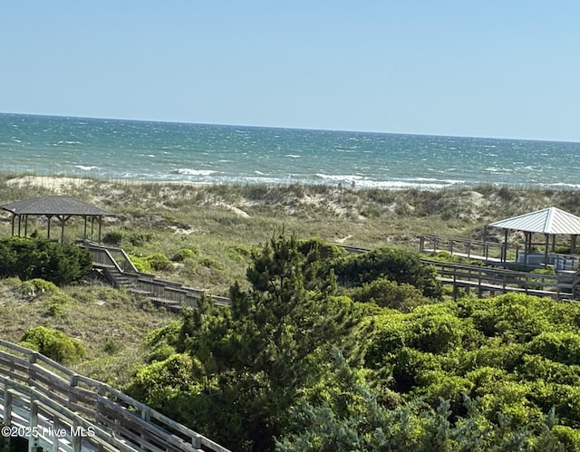 301 E Commerce Way Unit 350, Atlantic Beach, NC 28512 - water view featuring a gazebo