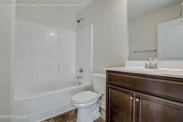 129 Tides End Dr Lot 34, Holly Ridge, NC 28445 - full bath featuring toilet, vanity, and shower / bath combination