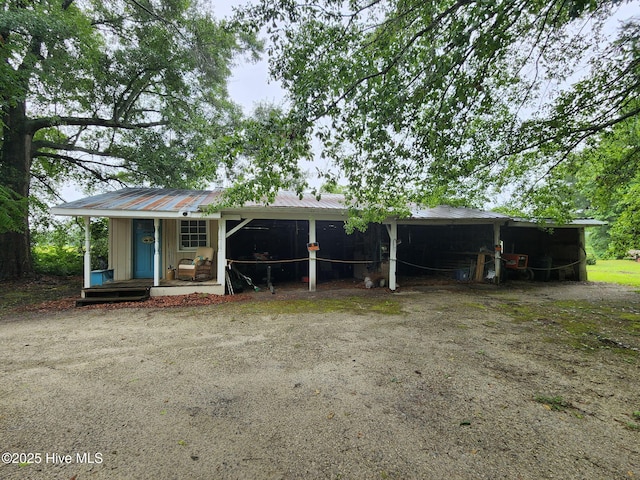 353 Old Savannah Rd, Burgaw, NC 28425 - view of front facade featuring metal roof