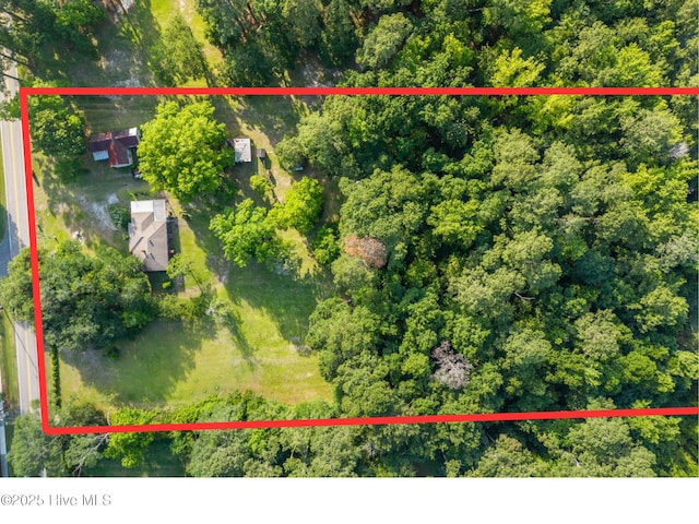 308 Hooker Rd, Wilmington, NC 28403 - aerial view of property's location featuring property parcel outlined
