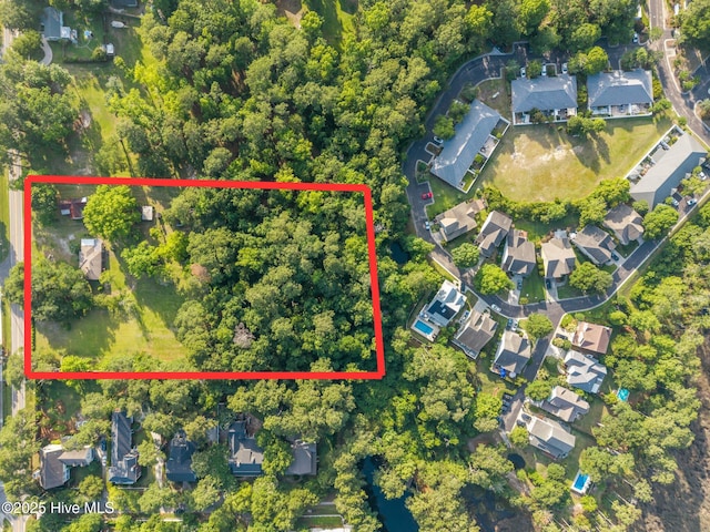 308 Hooker Rd, Wilmington, NC 28403 - aerial overview of property's location with nearby suburban area and property boundaries highlighted