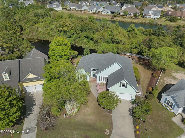 4156 Buckingham Ct, Southport, NC 28461 - aerial view of residential area with a nearby body of water
