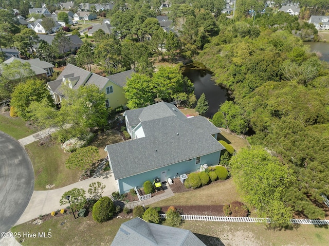 4156 Buckingham Ct, Southport, NC 28461 - aerial overview of property's location with nearby suburban area and a nearby body of water