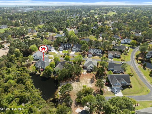 4156 Buckingham Ct, Southport, NC 28461 - aerial perspective of suburban area featuring a large body of water