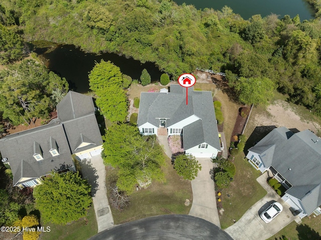 4156 Buckingham Ct, Southport, NC 28461 - view of property location featuring a large body of water and a forest