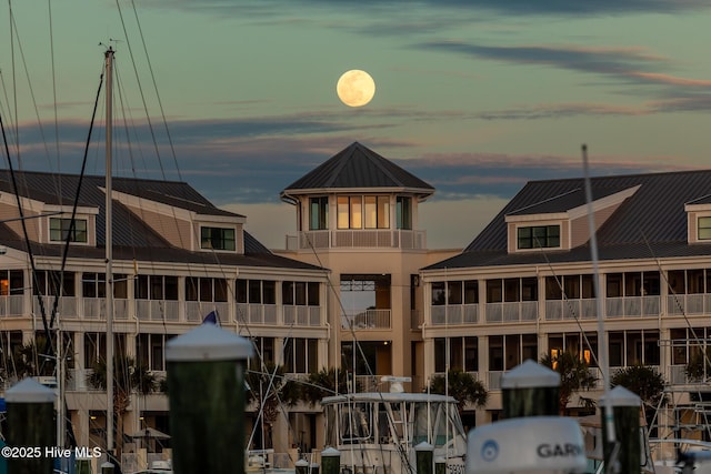 4156 Buckingham Ct, Southport, NC 28461 - view of property at dusk