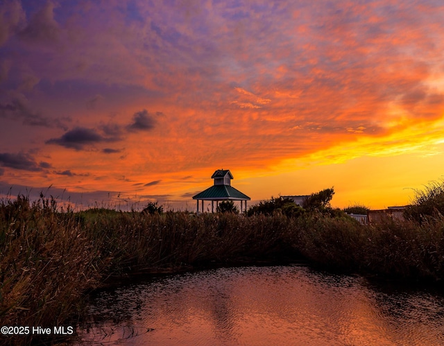 4156 Buckingham Ct, Southport, NC 28461 - water view with a gazebo