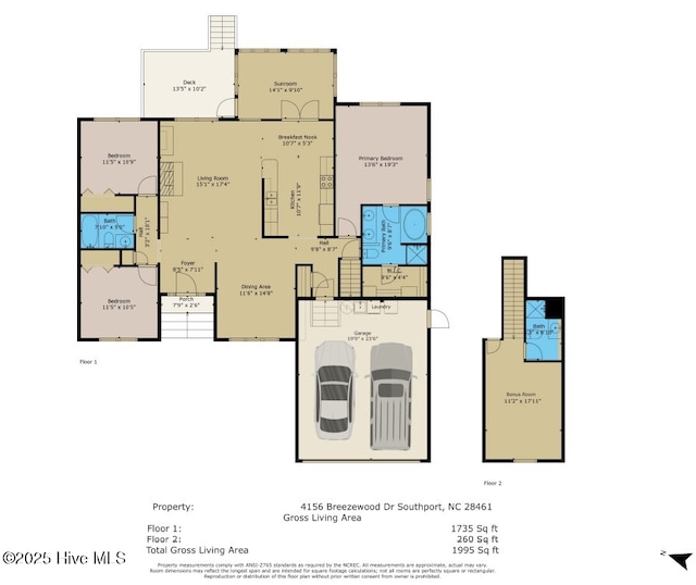 4156 Buckingham Ct, Southport, NC 28461 - property floor plan