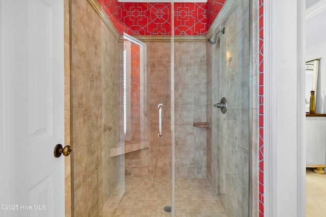 1510 N Shore Dr, Sunset Beach, NC 28468 - full bath with a stall shower