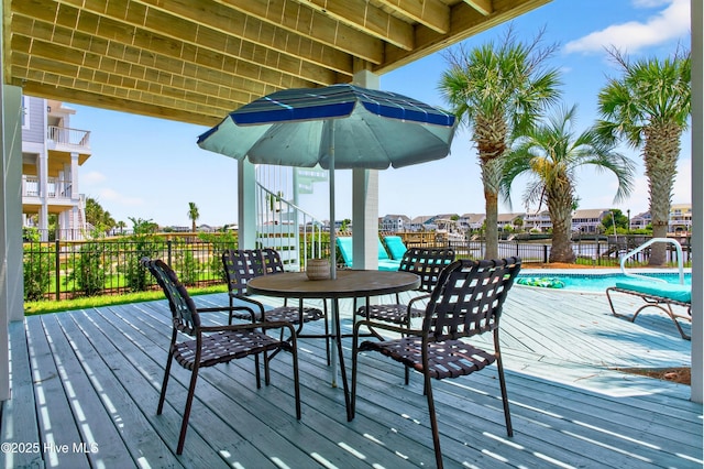 1510 N Shore Dr, Sunset Beach, NC 28468 - view of deck