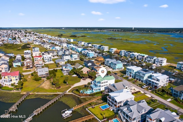 1510 N Shore Dr, Sunset Beach, NC 28468 - drone / aerial view of a large body of water