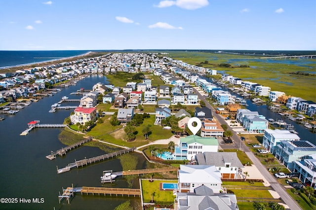 1510 N Shore Dr, Sunset Beach, NC 28468 - aerial view of a large body of water