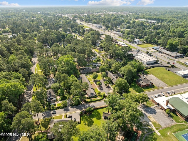 809 Greenbriar Rd, Kinston, NC 28501 - drone / aerial view of a heavily wooded area