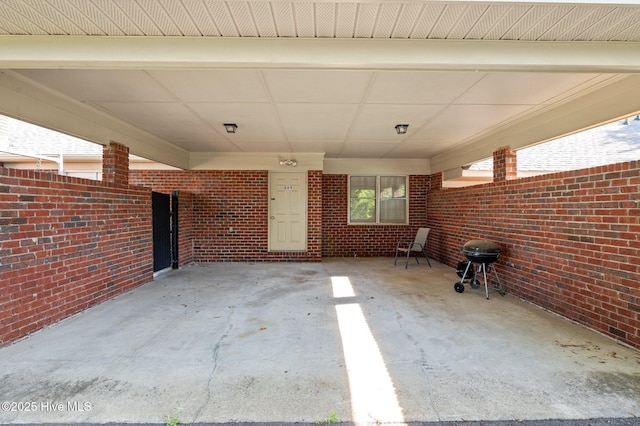 809 Greenbriar Rd, Kinston, NC 28501 - view of patio featuring a carport and grilling area