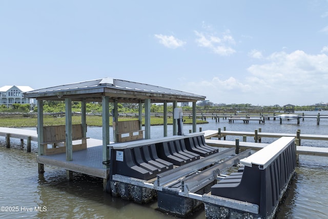601 New River Inlet Rd, North Topsail Beach, NC 28460 - dock with a water view
