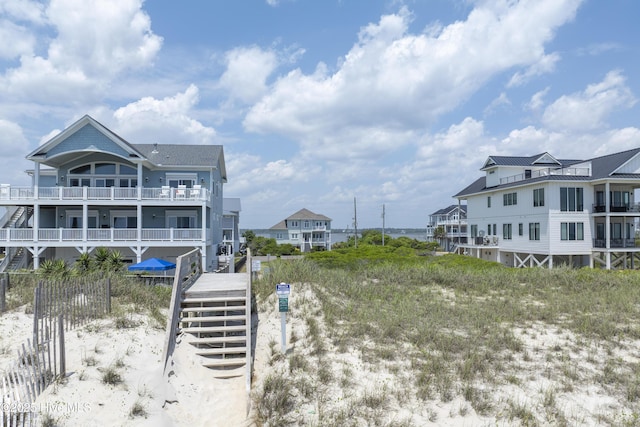 601 New River Inlet Rd, North Topsail Beach, NC 28460 - view of back of house