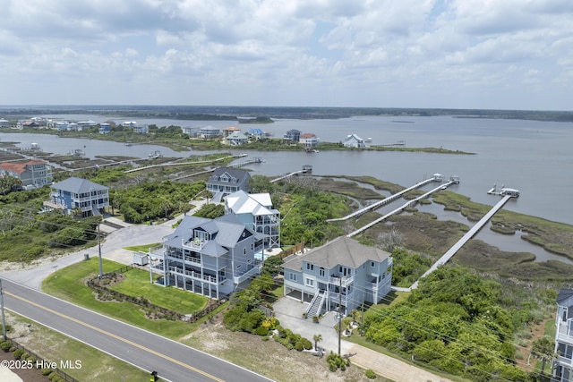 601 New River Inlet Rd, North Topsail Beach, NC 28460 - drone / aerial view of a large body of water