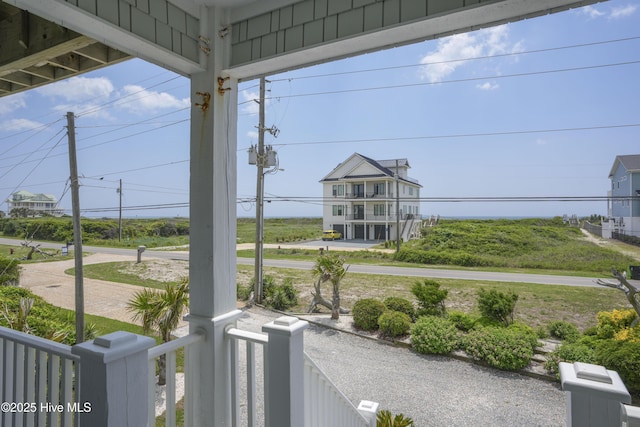 601 New River Inlet Rd, North Topsail Beach, NC 28460 - view of covered porch