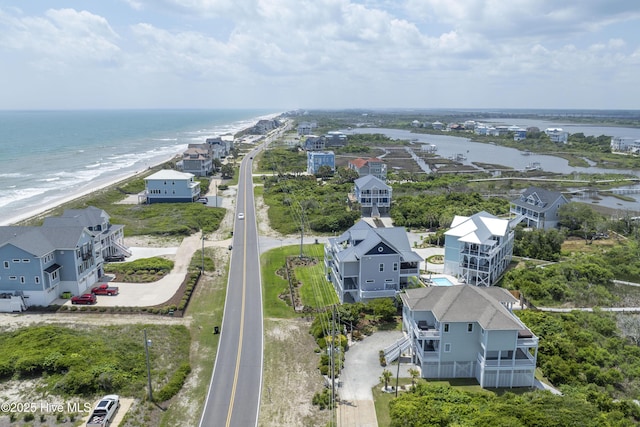 601 New River Inlet Rd, North Topsail Beach, NC 28460 - bird's eye view of unending shoreline