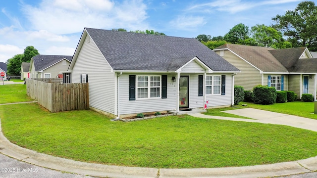 102 Oakwood Ln, Elizabeth City, NC 27909 - view of front of house with a shingled roof